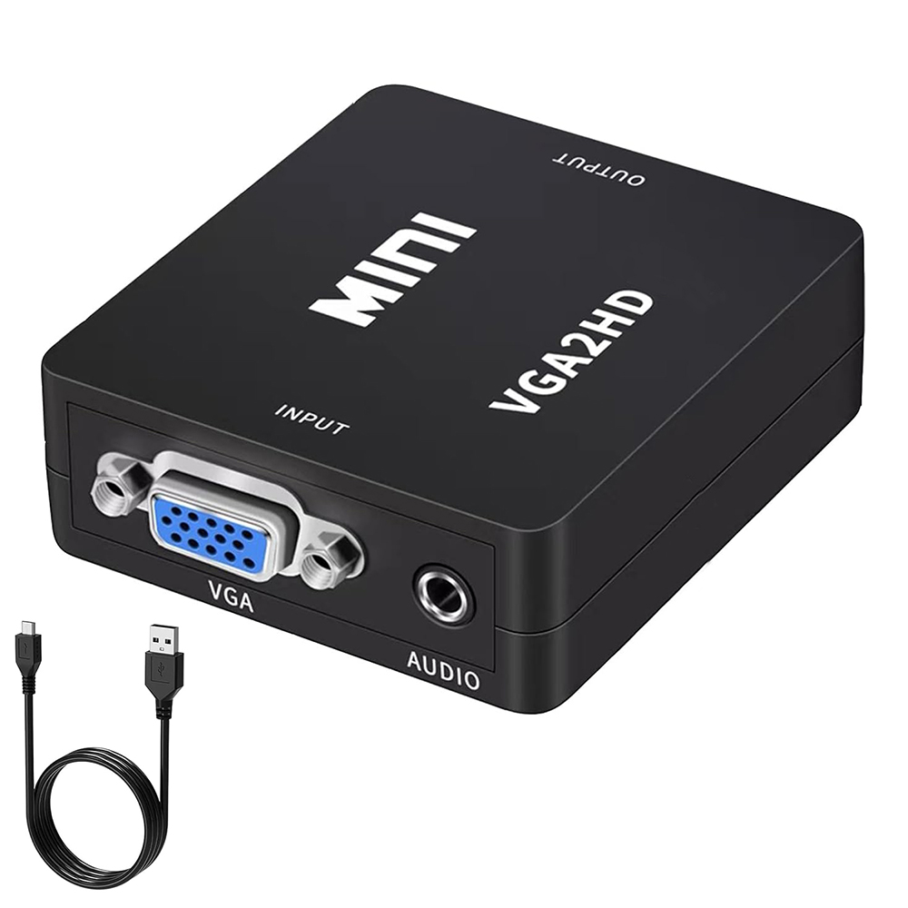 Home Cinema Portable - 미니 VGA to HDMI 호환 변환기
