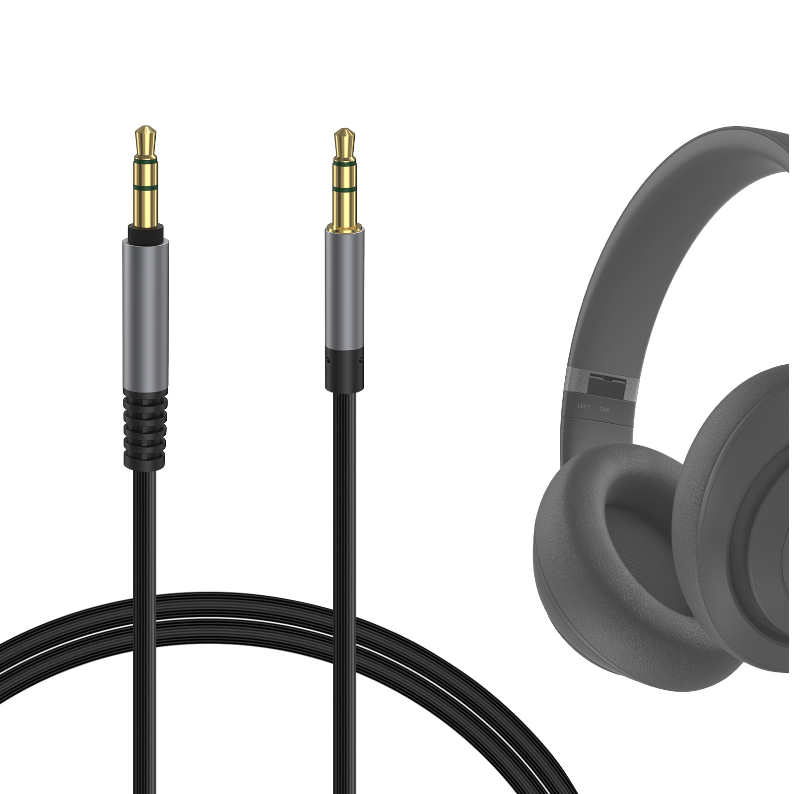 Beats Headphone Solo 4 - Geekria 1/8인치(3.5mm) ~ 3.5mm 오디오 케이블,