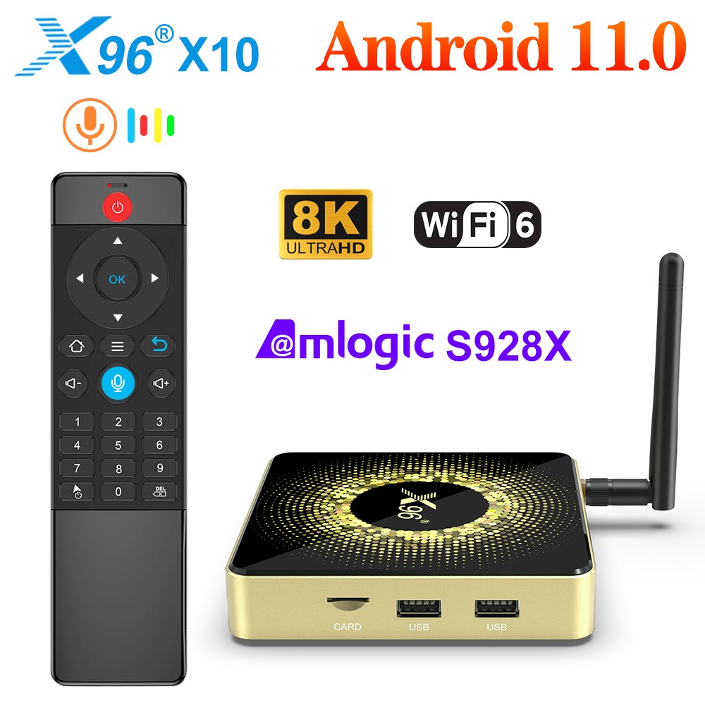 Home Cinema Google - X96 X10 Amlogic S928X-J TV 박스