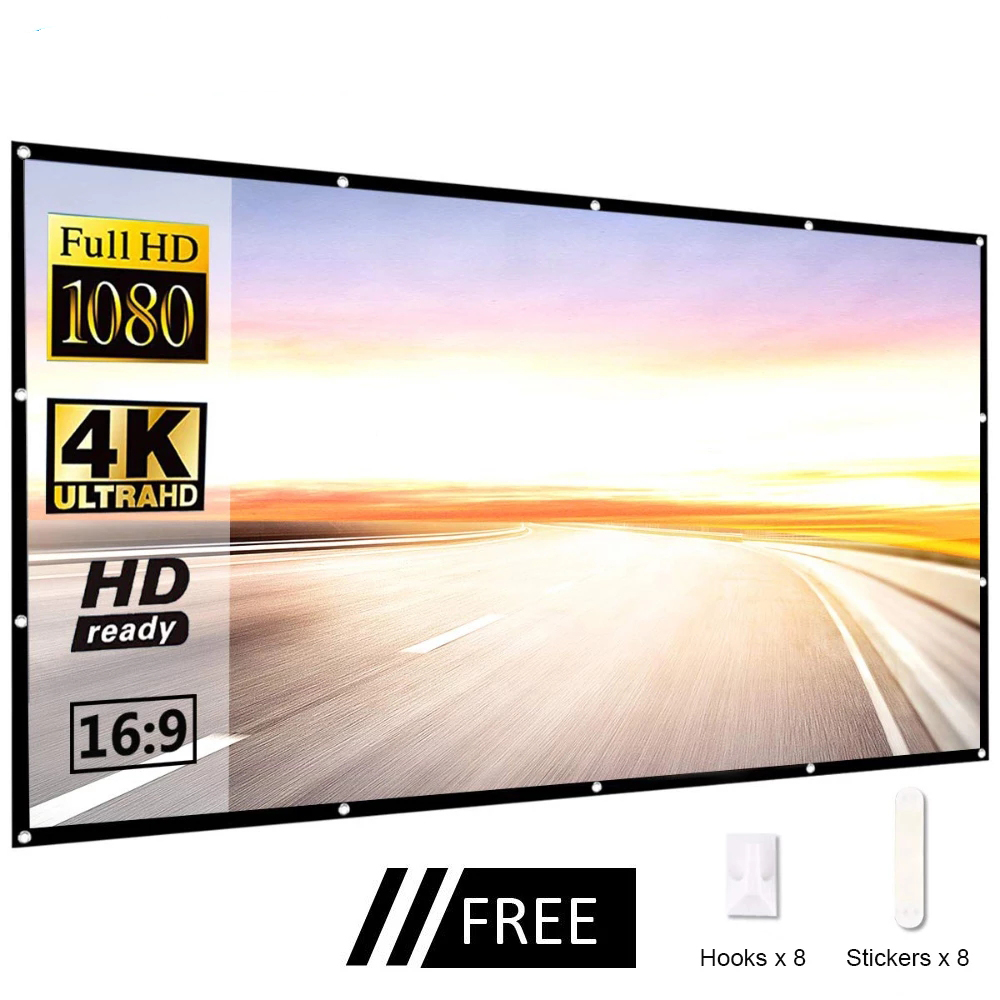 Home Cinema Blanc - 60 84 100 120 150 인치