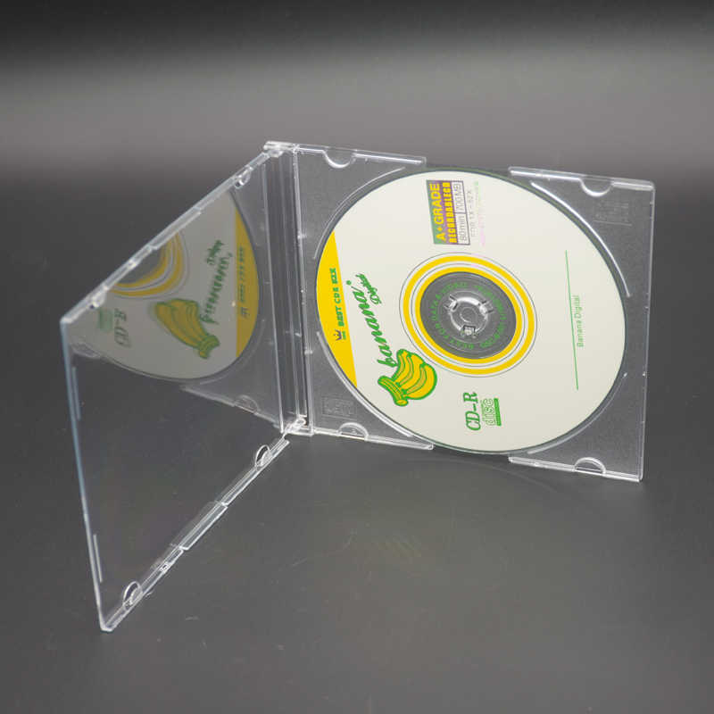 Home Cinema Portable - 투명 플라스틱 DVD 케이스 휴대용 CD
