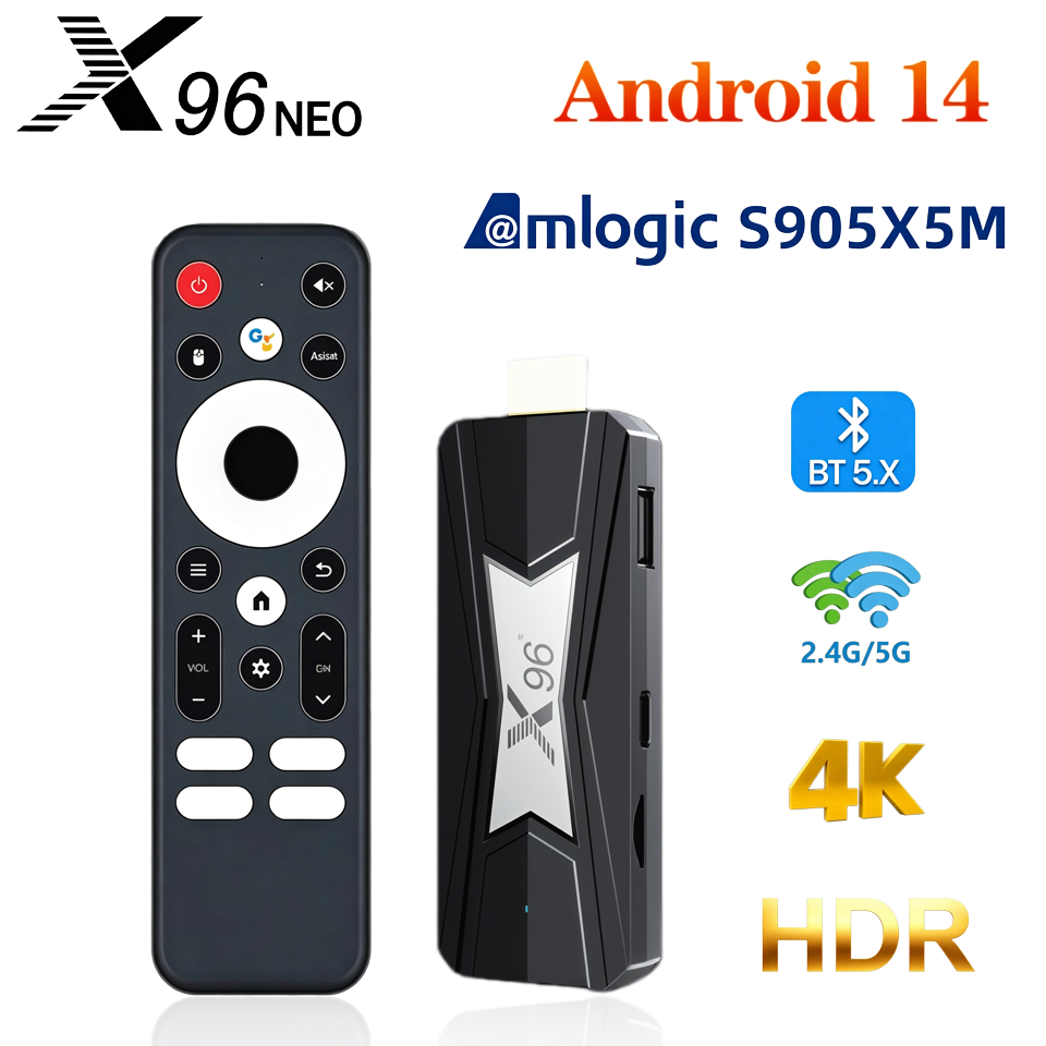 Home Cinema Google - X96 NEO TV 스틱 Amlogic S905X5M