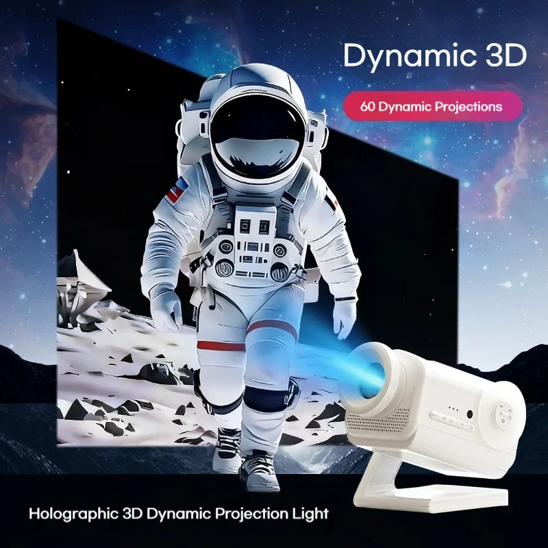 Home Cinema Kids - 3D HD 플로팅 홀로그램 스타 프로젝터,