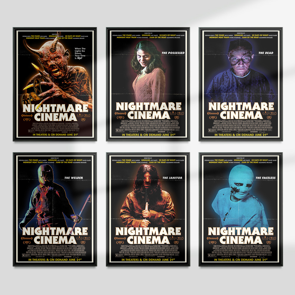 Home Cinema Films - 악몽 시네마 영화 인쇄 아트 포스터