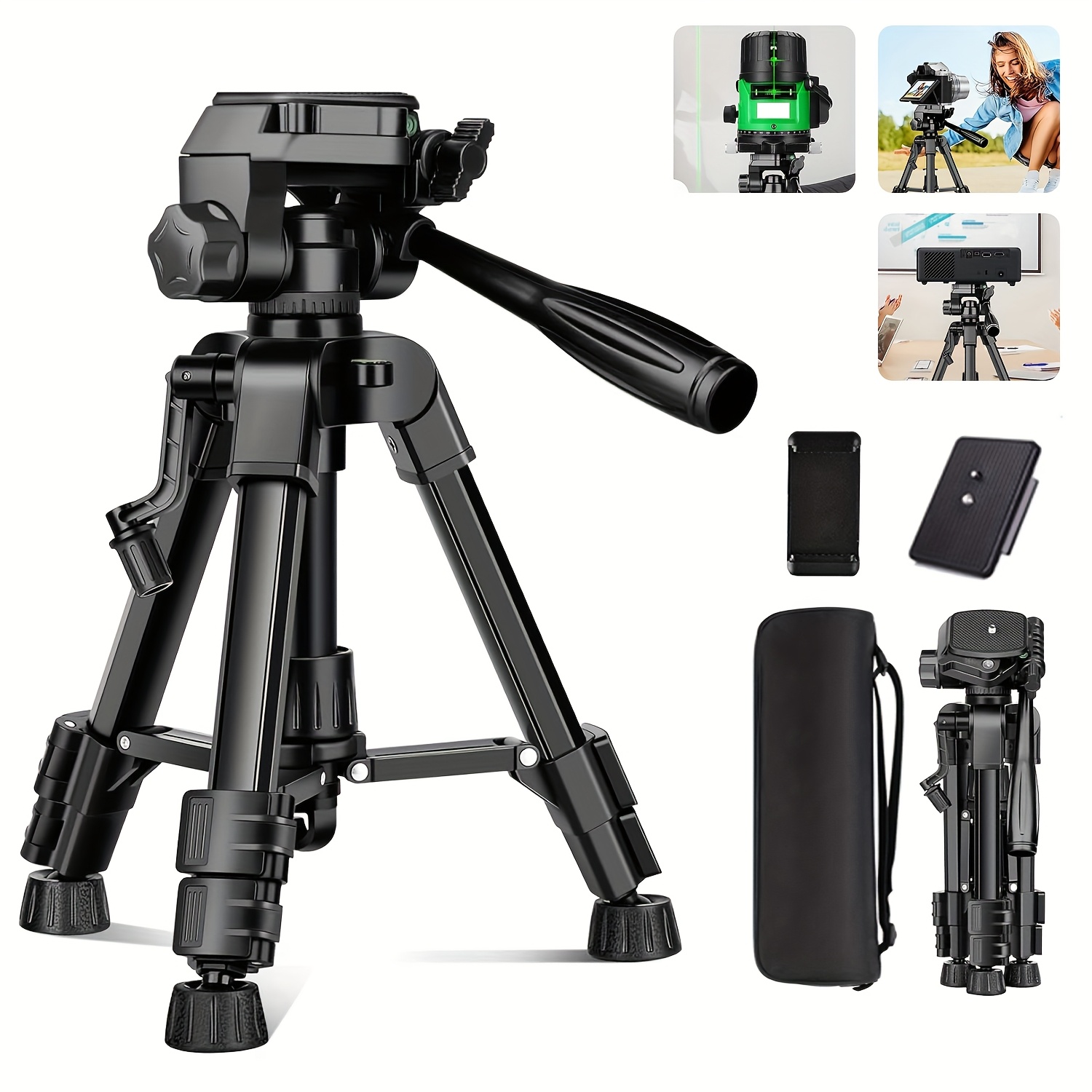 Home Cinema Portable - 카메라용 미니 삼각대, 25인치 알루미늄 탁상용