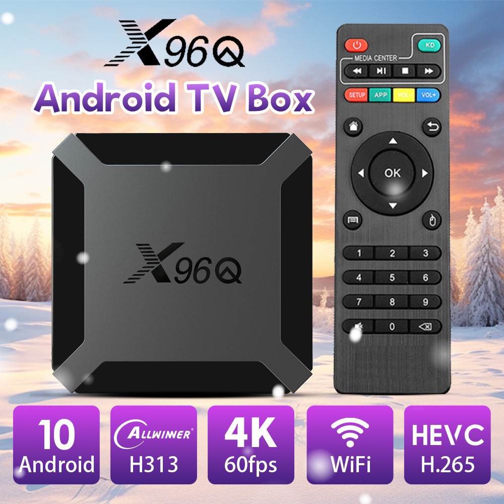 Home Cinema Quad - X96Q 안드로이드 TV 박스 쿼드 코어