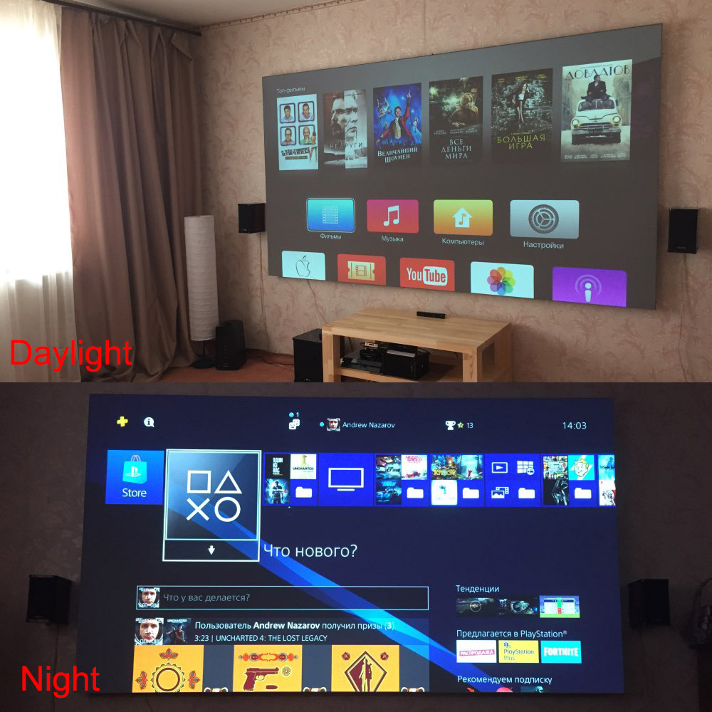 살랑게 프로젝터 스크린, YG300 프로젝터 XGIMI - Home Cinema Blanc 리뷰 및 가격