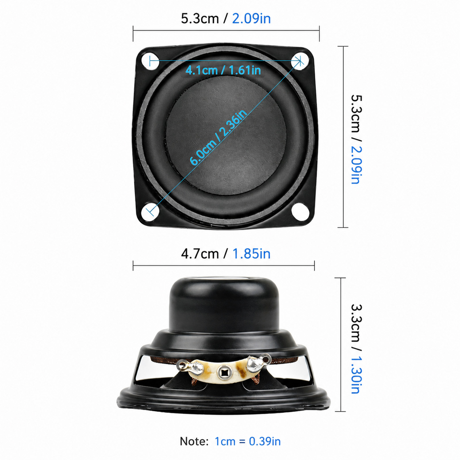 2Pcs 2 인치 미니 오디오 휴대용 스피커 4Ohm  - Home Cinema Portable 리뷰 및 가격