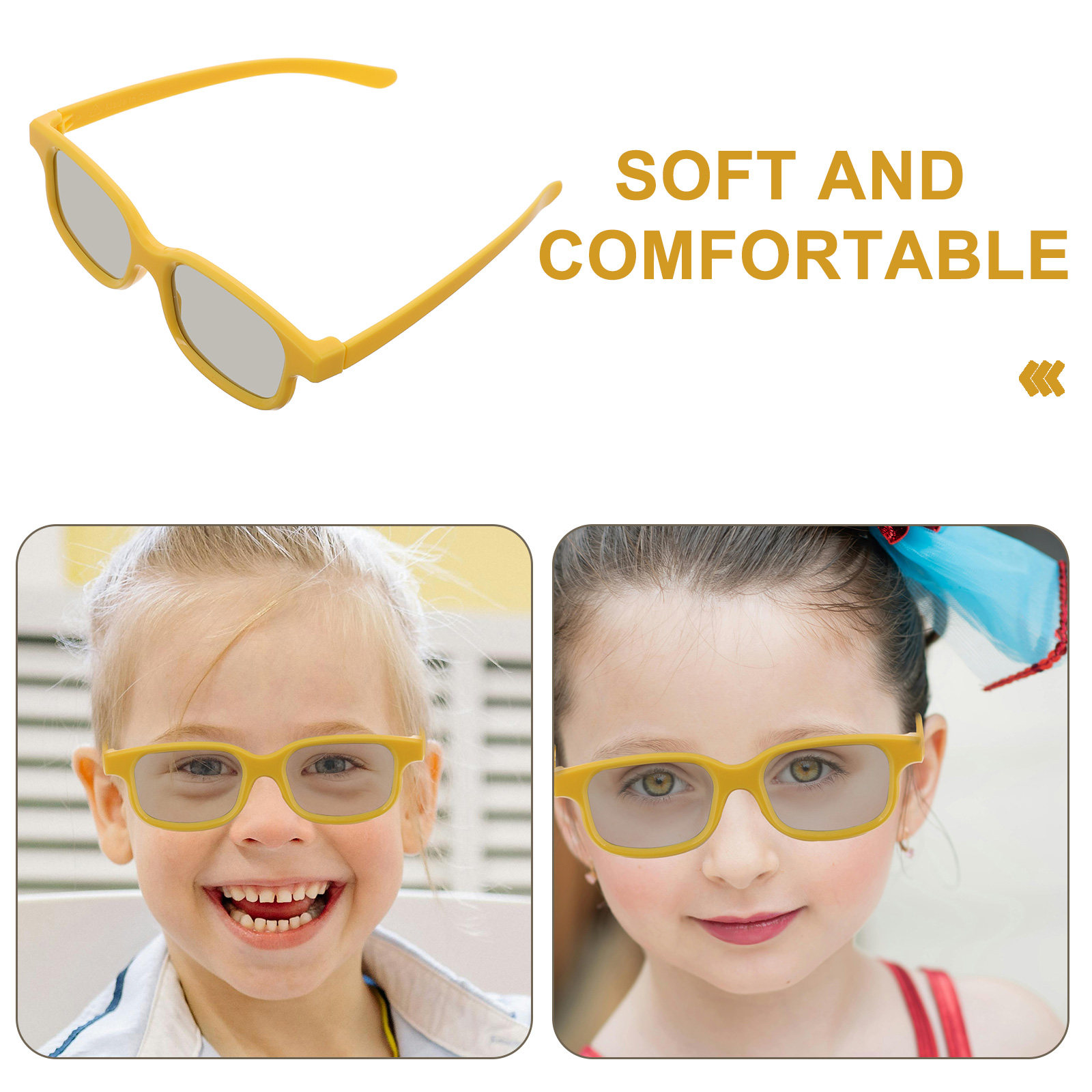6Pcs 어린이 3D 안경 가족 친화적 인 편안한 경량 - Home Cinema Kids 리뷰 및 가격