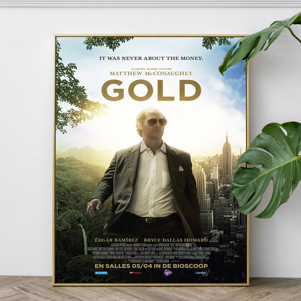 골드 서바이벌 스릴러 영화 포스터 영화 벽 아트 인쇄  - Home Cinema Films 리뷰 및 가격