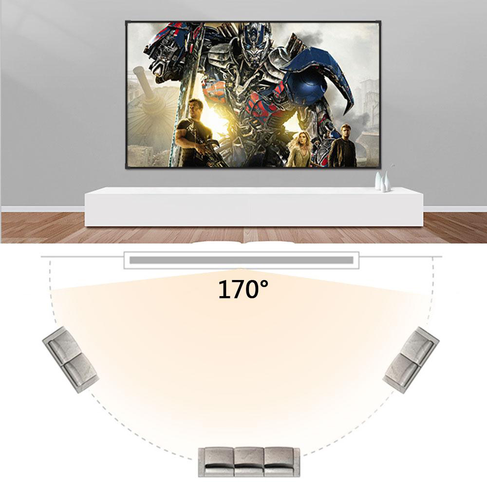 Salange 빔스크린 프로젝션 스크린 휴대용 프로젝터 - Home Cinema Blanc 리뷰 및 가격