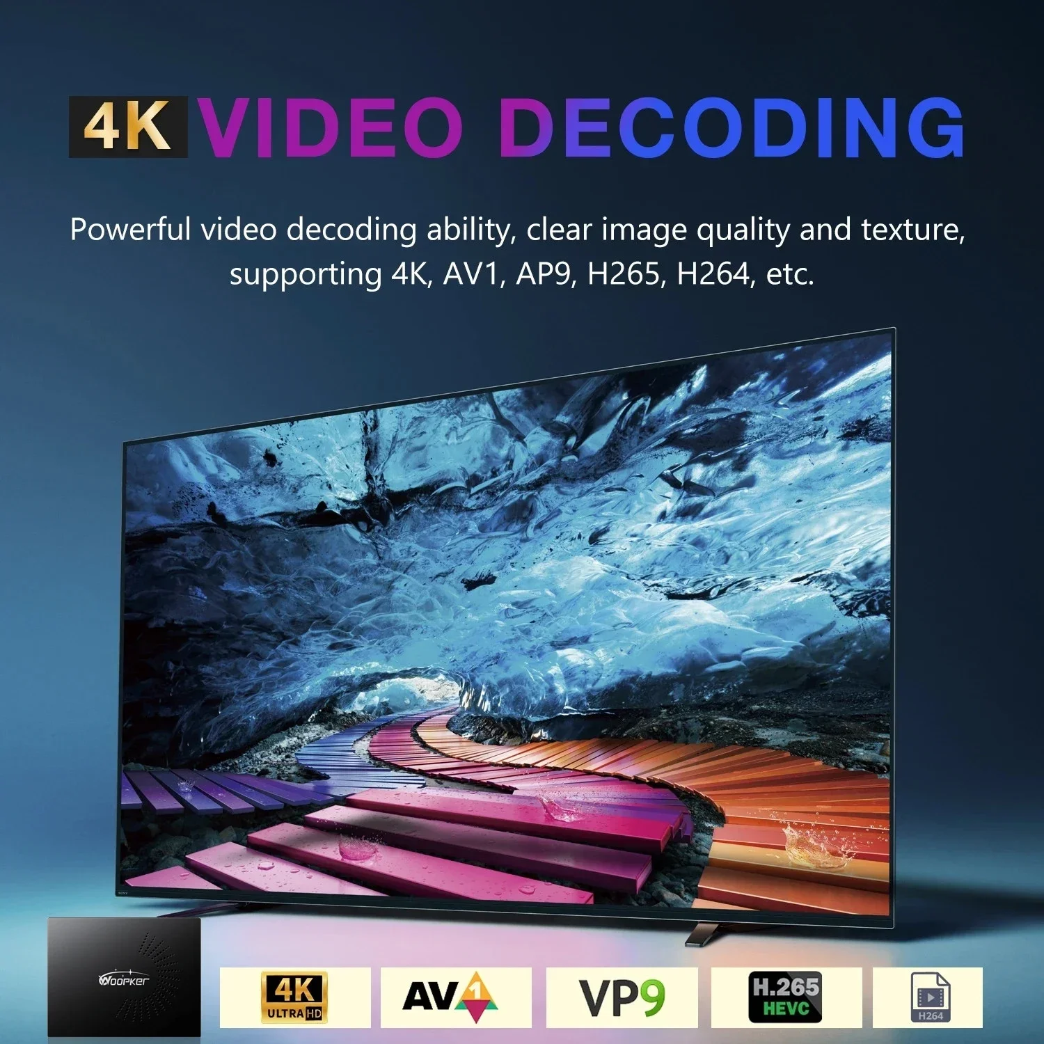 Woopker KW2 안드로이드 14 TV 박스 Aml - Home Cinema Google 리뷰 및 가격