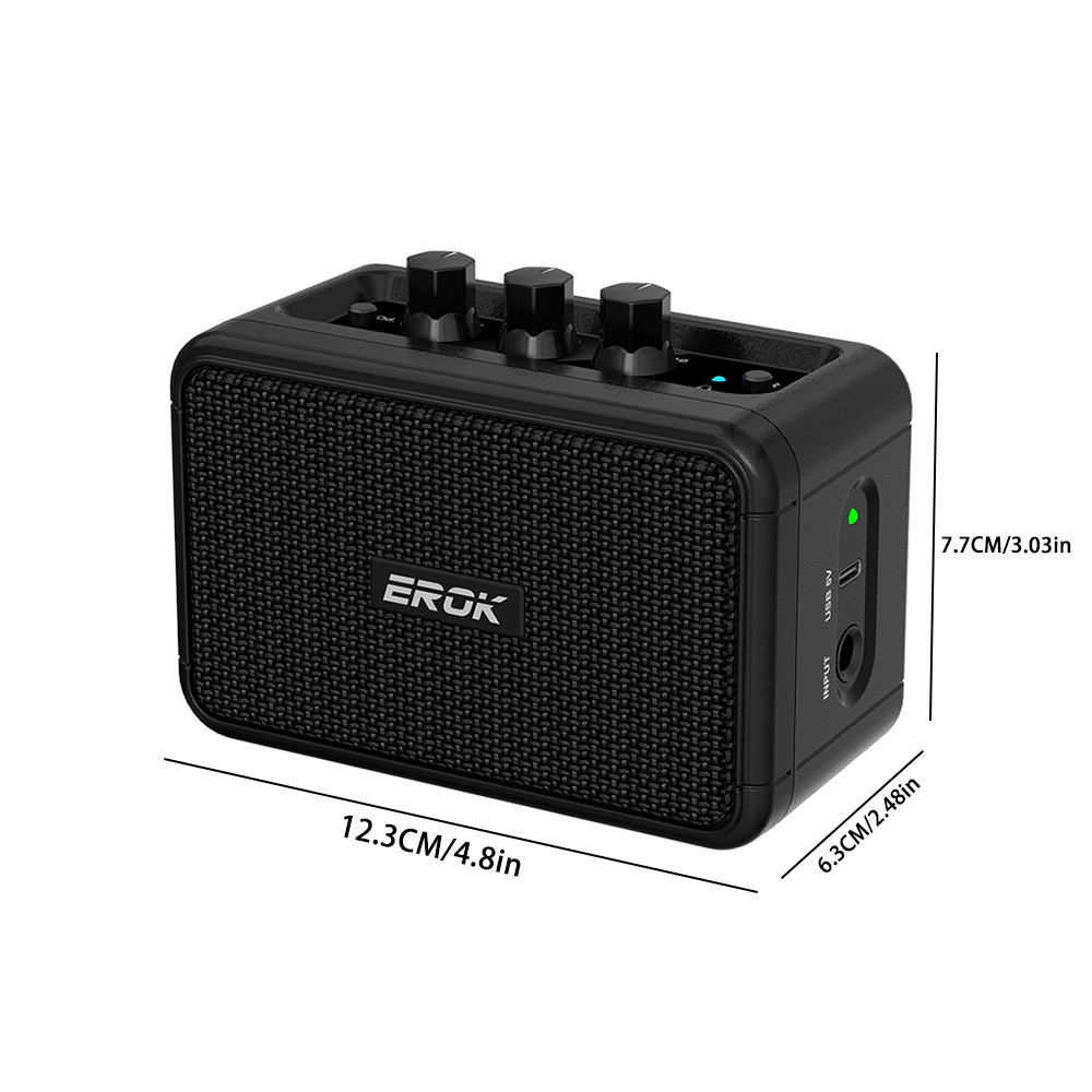 휴대용 EROK 미니 5W 기타 앰프 블루투스 클린 오 - Home Cinema Portable 리뷰 및 가격
