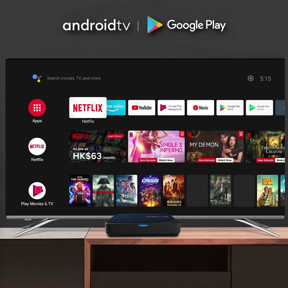 RockTek G2 4K 안드로이드TV 14 스트림 박 - Home Cinema Google 리뷰 및 가격