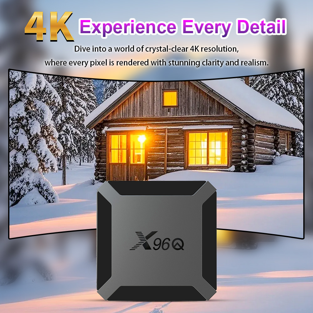 X96Q 안드로이드 TV 박스 쿼드 코어 안드로이드10 - Home Cinema Quad 리뷰 및 가격